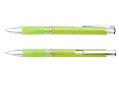 Bolígrafo Montreal Paja Trigo - Verde Limón
