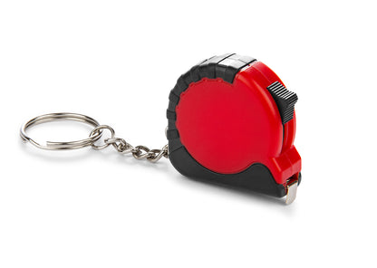 Llavero Mini Flexómetro de Bolsillo - Rojo