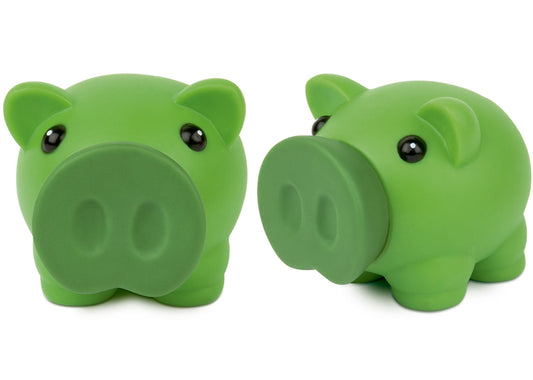 Alcancía Miss Piggy - Verde Esmeralda