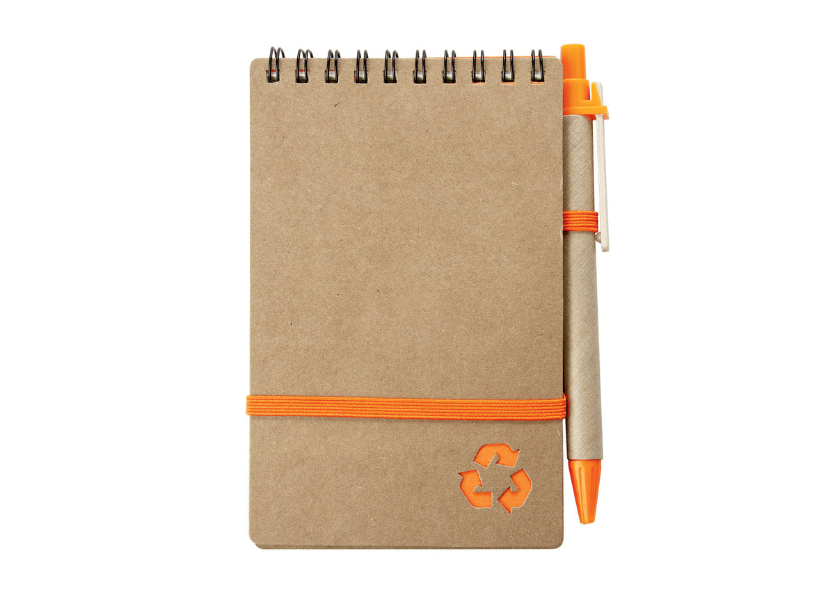 Eco Book con Bolígrafo - Naranja
