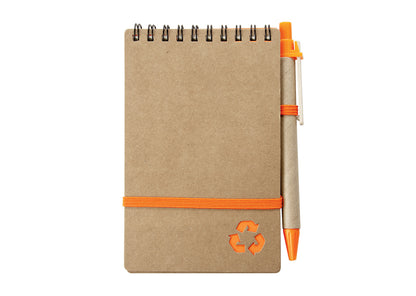 Eco Book con Bolígrafo - Naranja