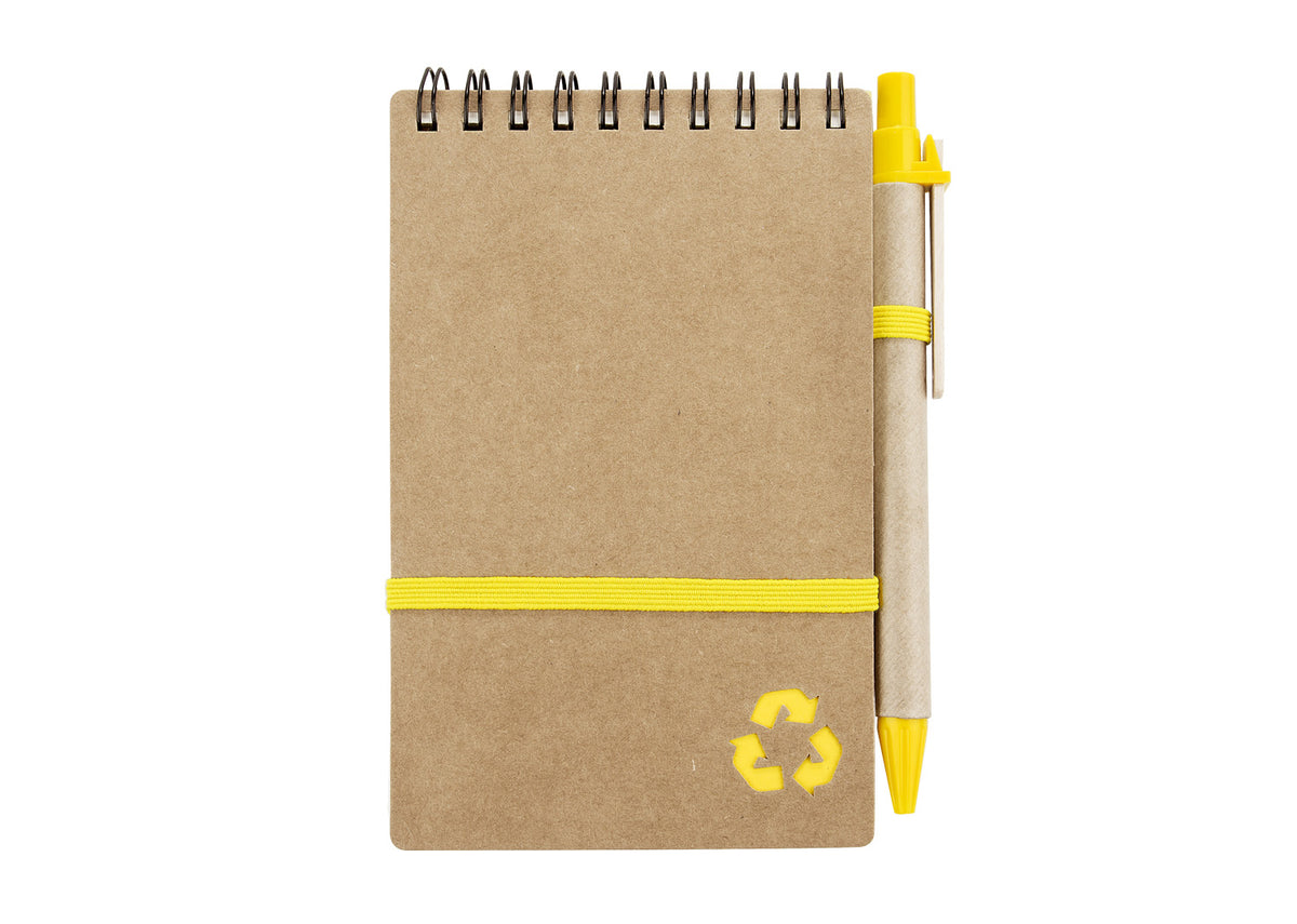 Eco Book con Bolígrafo - Amarillo
