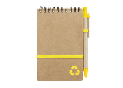 Eco Book con Bolígrafo - Amarillo