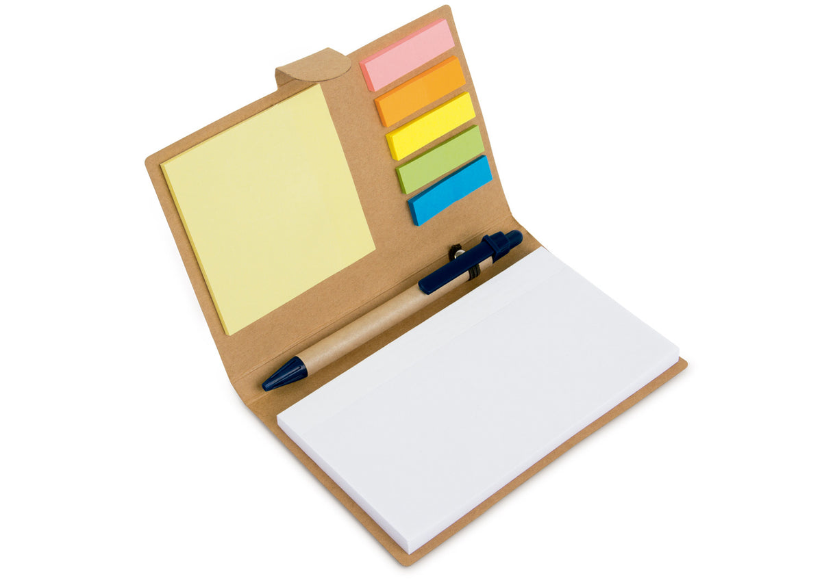 Libreta con Bolígrafo - Azul Oscuro