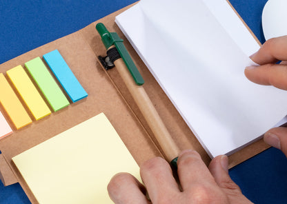 Libreta con Bolígrafo - Verde Oscuro