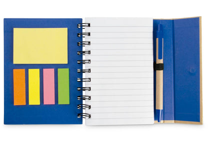 Cuaderno Full con Bolígrafo - Azul Rey