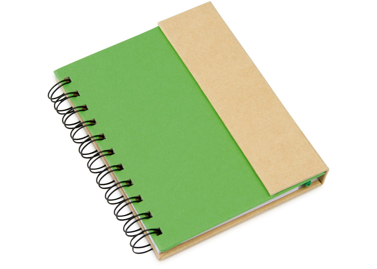 Cuaderno Full con Bolígrafo - Verde Esmeralda