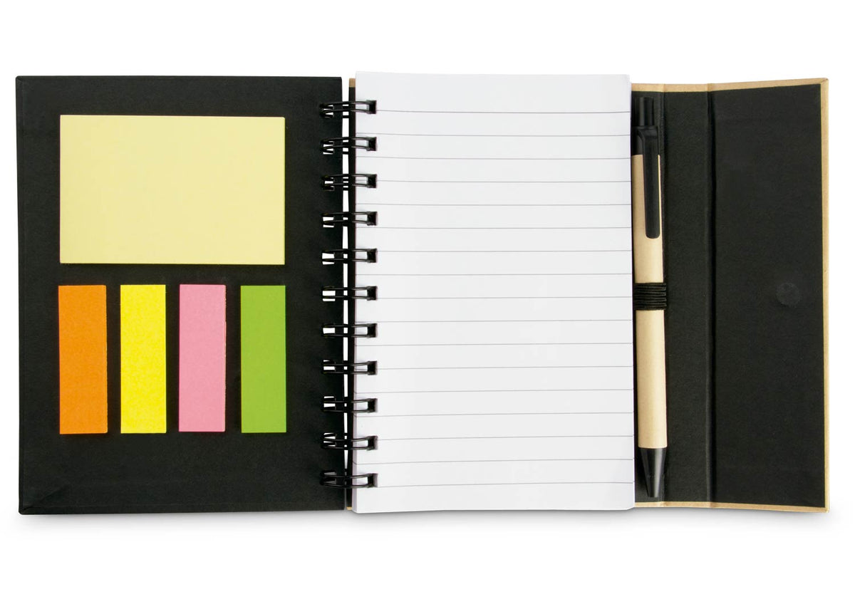 Cuaderno Full con Bolígrafo - Negro