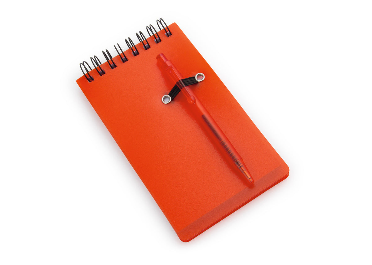 Libreta Slim con Bolígrafo - Rojo