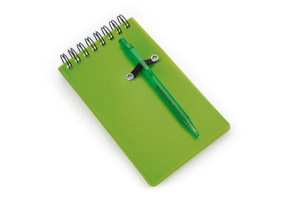Libreta Slim con Bolígrafo - Verde Oscuro