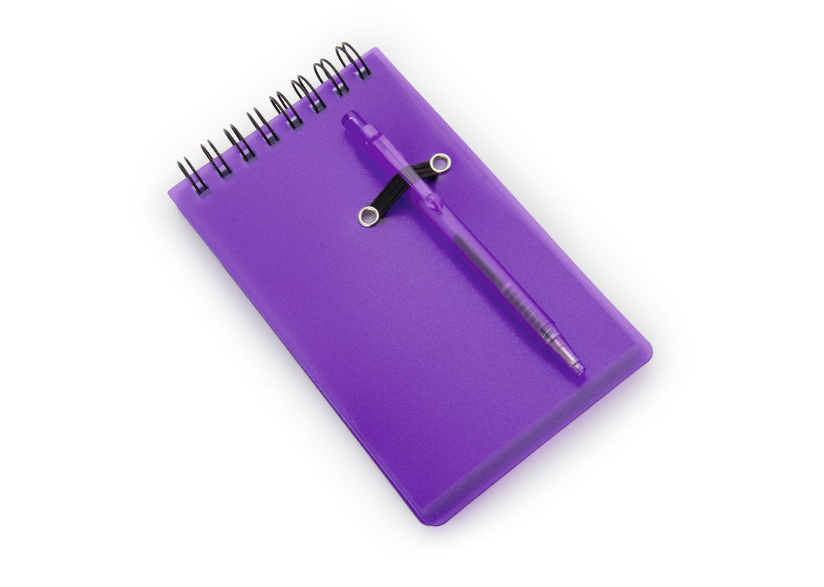Libreta Slim con Bolígrafo - Morado