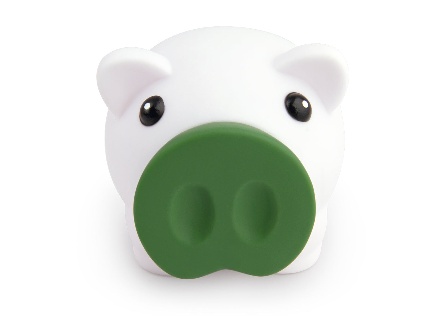 Alcancía Piggy White - Verde Oscuro