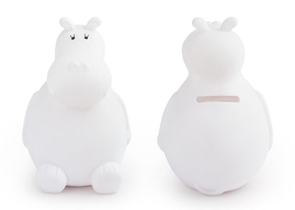 Alcancía Hippo - Blanco