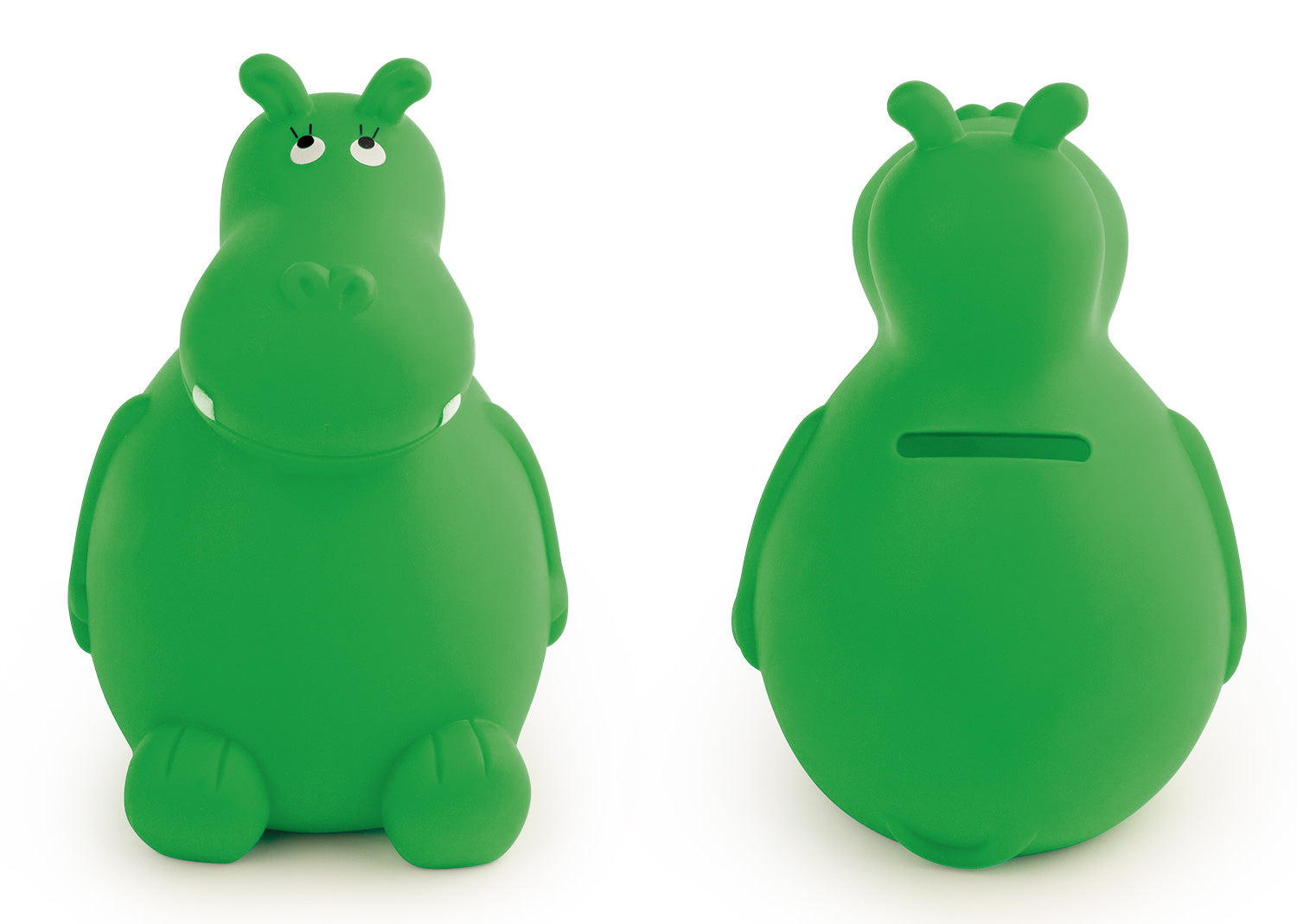 Alcancía Hippo - Verde Esmeralda