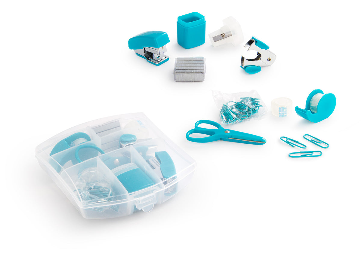 Set de Escritorio Bright - Azul Turqueza