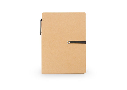 Libreta Ecológica Memo Sticky con Bolígrafo - Natural