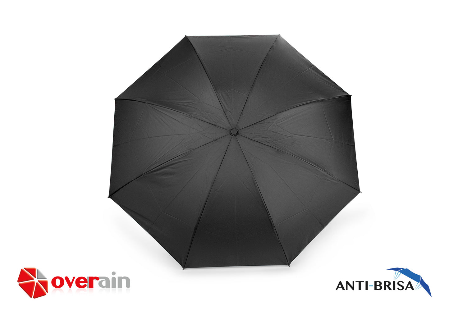Paraguas 23" Reversible City - Negro