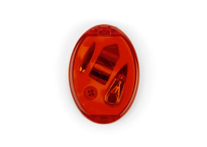 Costurero Oval - Rojo Traslúcido