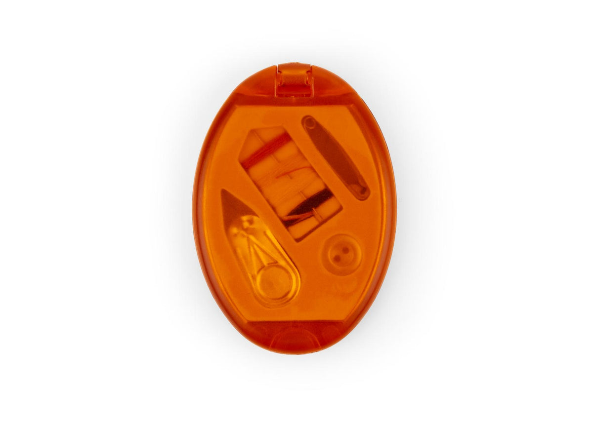 Costurero Oval - Naranja Traslúcido
