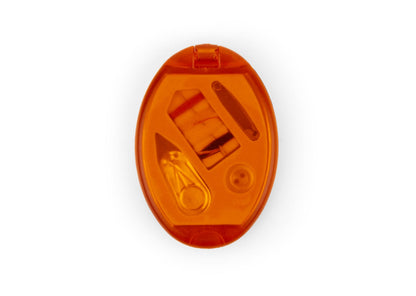 Costurero Oval - Naranja Traslúcido