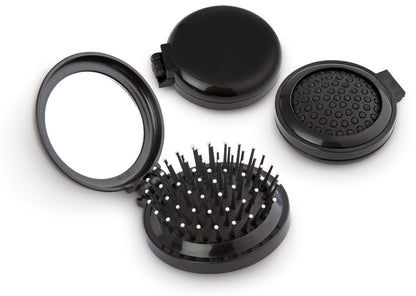 Espejo y Cepillo Beauty - Negro