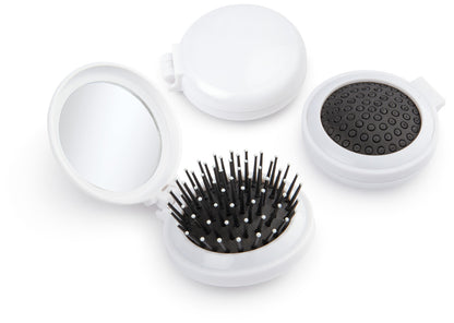 Espejo y Cepillo Beauty - Blanco