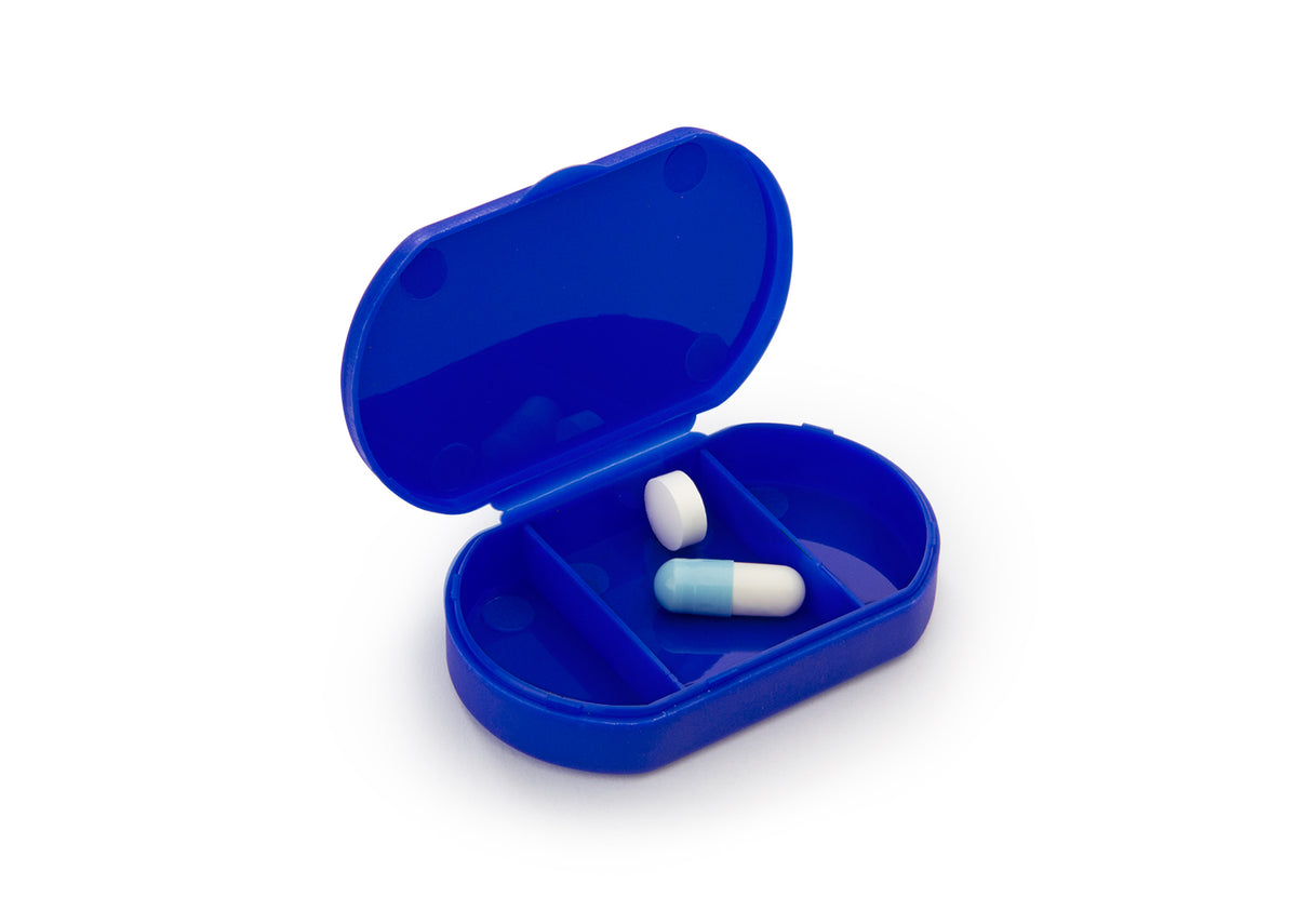 Pastillero Oval - Azul Rey