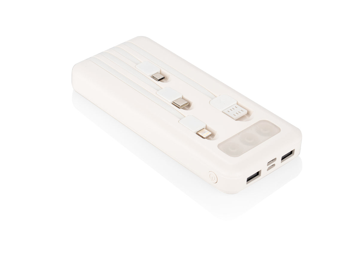 Multicargador Urban 10.000 mAh - Blanco